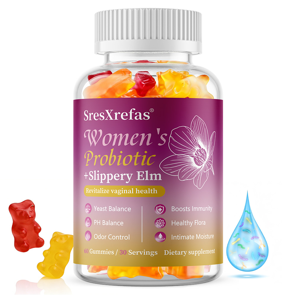 Probiotics Women Health - Probiotics Gummies with Slippery Elm for
