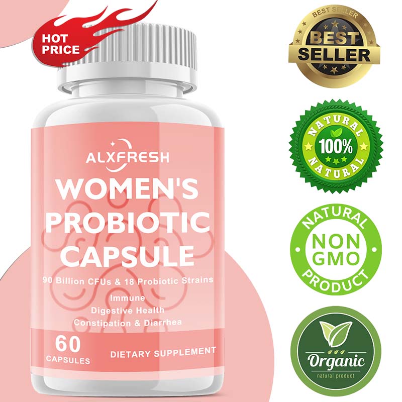 Probiotics Women Health - Probiotic Capsules Improve Intestinal Function Promote