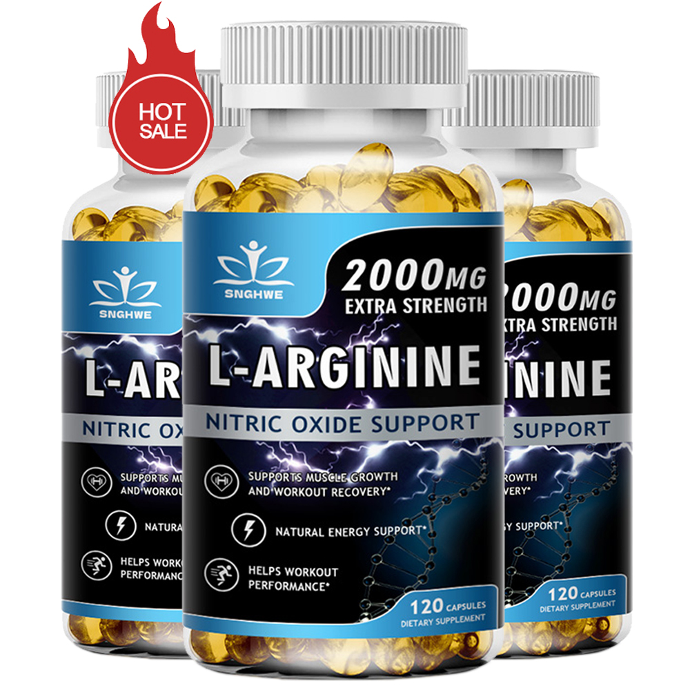 Pre Workout Supplement - Men's L Arginine Capsules Nitric Oxide