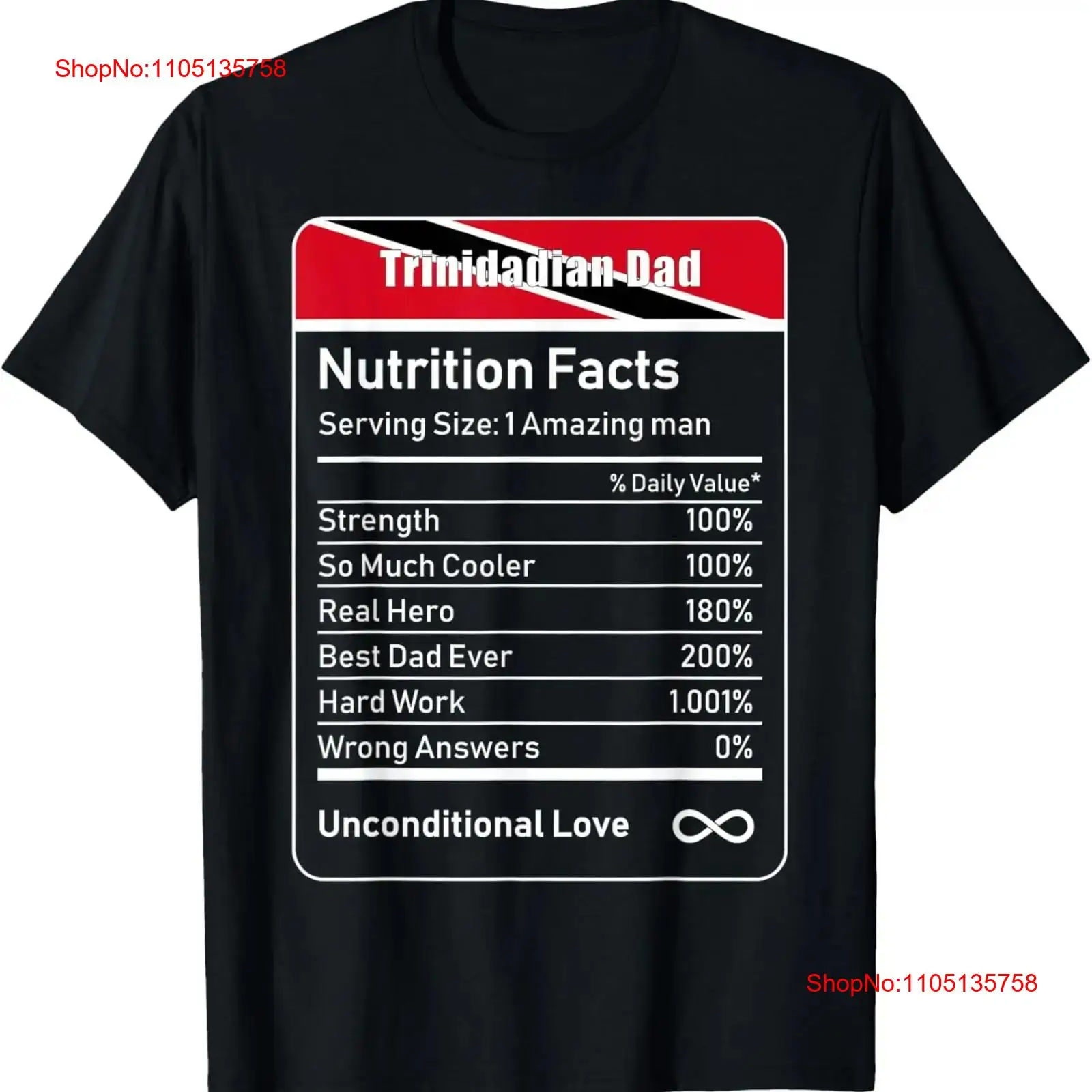 Nutrition & Fitness Station - Trinidadian Dad Nutrition Facts Fathers Day