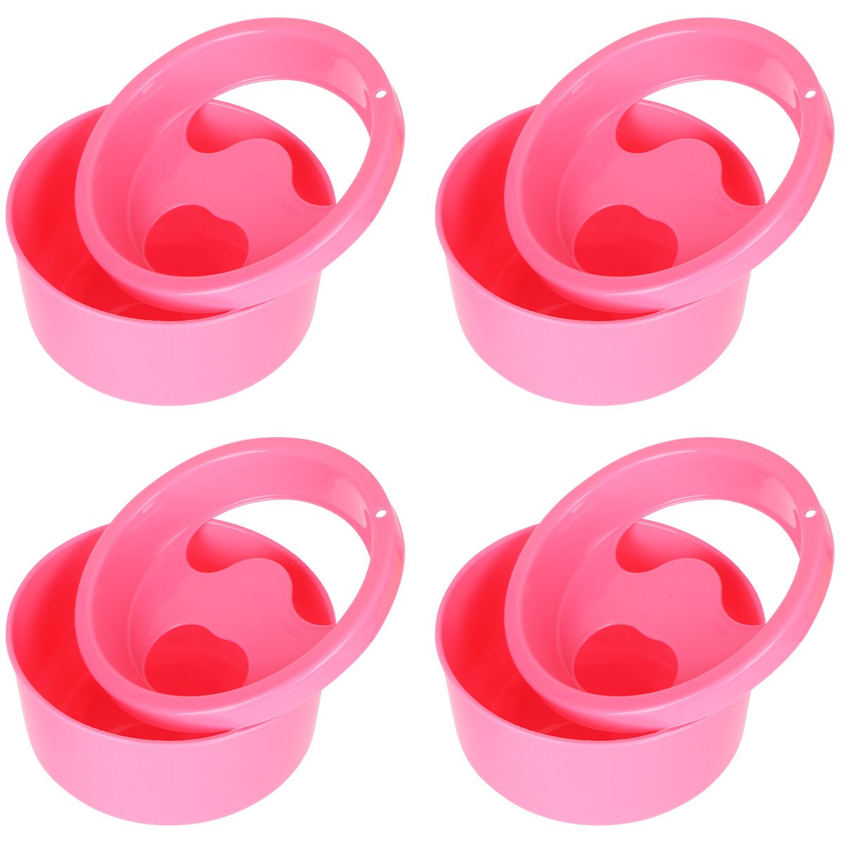 Nutrition & Fitness Station - 4Pcs Nail Soaker Bowl Heavy Duty