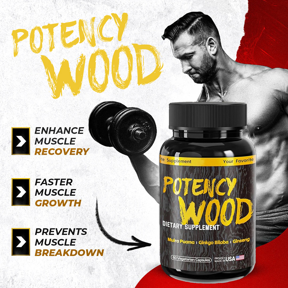 Potency Wood Herbal Supplement - đánh giá và giá Pre Workout Supplement