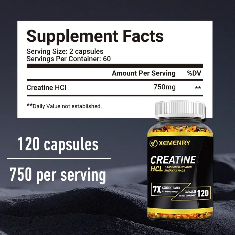 Creatine HCl Capsules - Pre-wo - đánh giá và giá Pre Workout Supplement