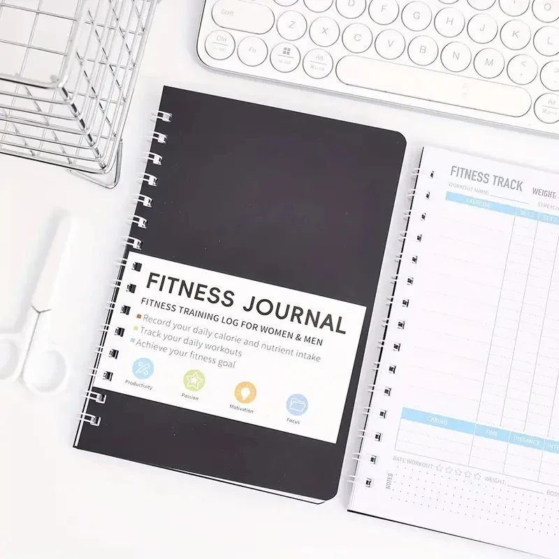 Spiral Notebook Daily Exercise - đánh giá và giá Nutrition Fitness Plan