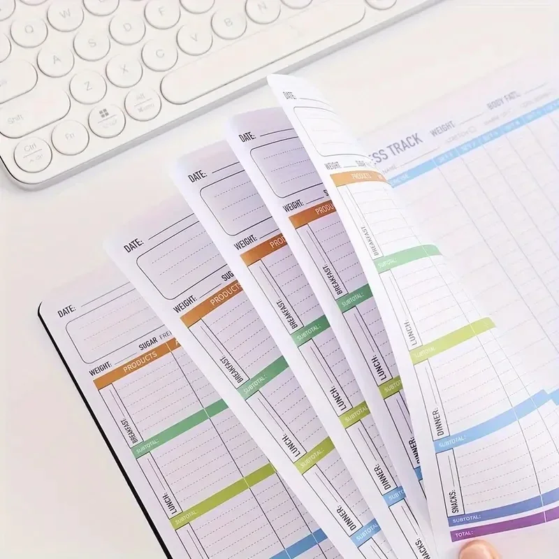 Spiral Notebook Daily Exercise - đánh giá và giá Nutrition Fitness Plan