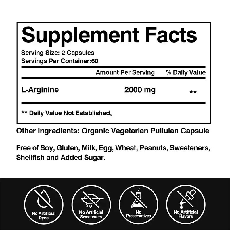 Men's L Arginine Capsules Supp - đánh giá và giá Pre Workout Supplement