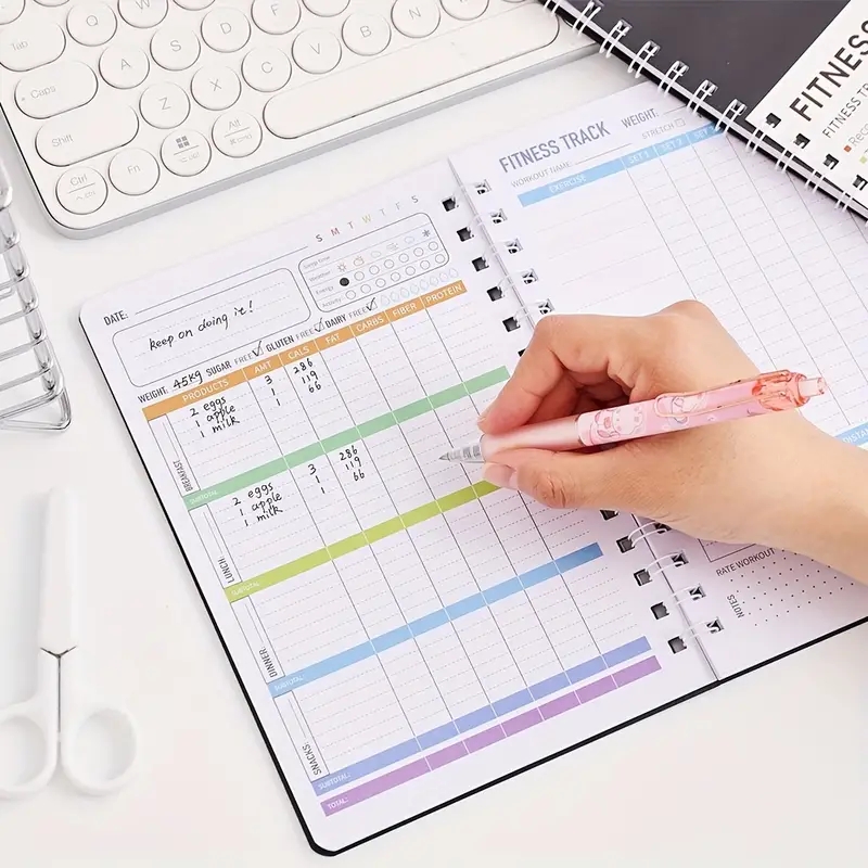 Fitness Journal Notebook Daily - đánh giá và giá Nutrition Fitness Plan