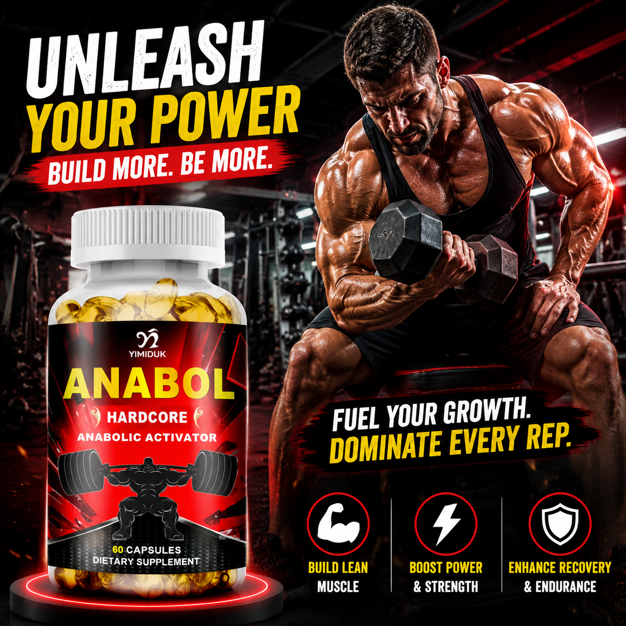Anabol Hardcore Supplement, Mu - đánh giá và giá Pre Workout Supplement