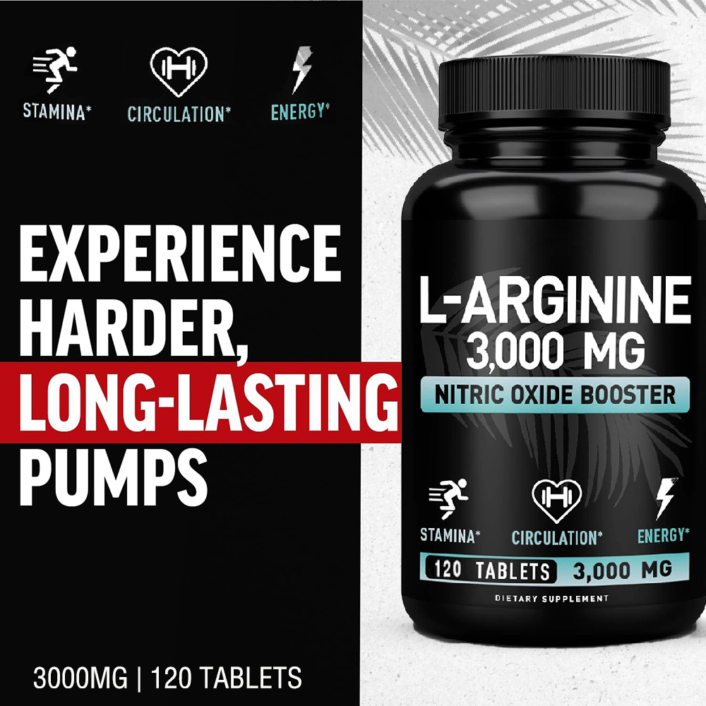 L Arginine 3000mg Capsules wit - đánh giá và giá Pre Workout Supplement