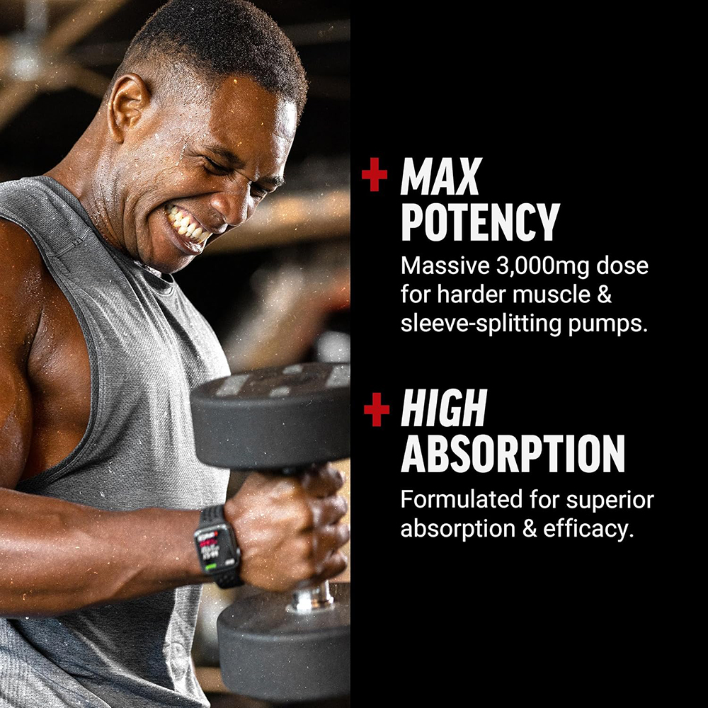 L Arginine 3000mg Capsules wit - đánh giá và giá Pre Workout Supplement