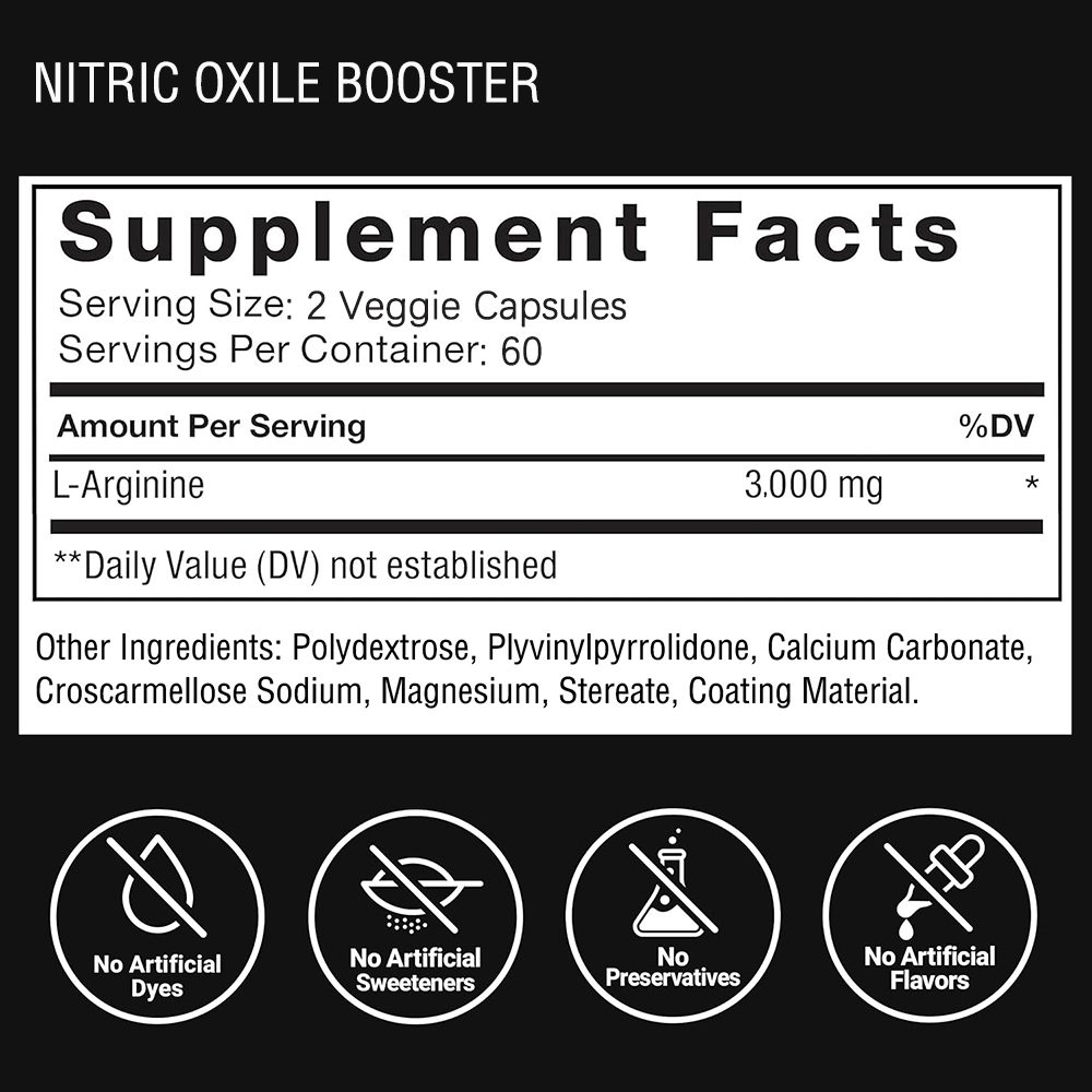 L Arginine 3000mg Capsules wit - đánh giá và giá Pre Workout Supplement